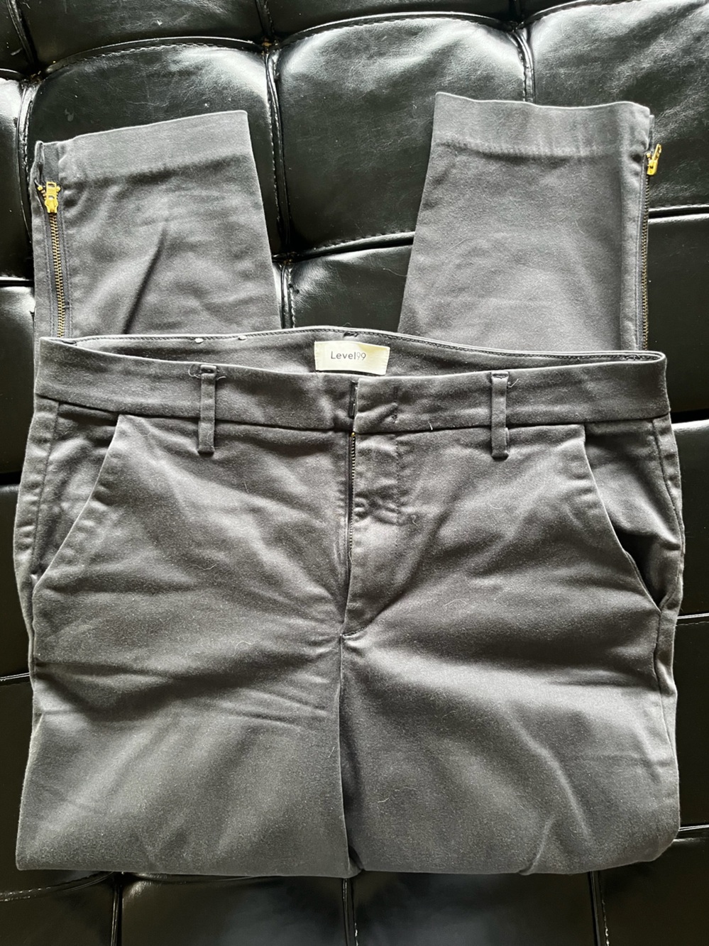 Level 99 Black Slim High-Rise Pants
